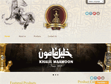 Tablet Screenshot of khalilmaamoon.net